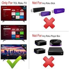 Xtrasaver Replacement Remote for All TCL Roku TV with Sling and Hulu Shortcuts - NOT COMPATIBLE WITH ROKU STICK OR ROKU BOX - Xtrasaver