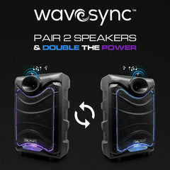 Brand New Dolphin SP-850RBT Bluetooth Party Speaker with Neon Style Lights And Microphone - Xtrasaver