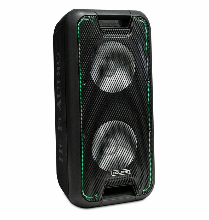 Brand New Dolphin SP-210RBT 3400W Bluetooth Tailgate Rechargeable Party Speaker System + WaveSync™ - Xtrasaver