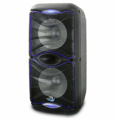 Brand New Dolphin 3600 Watt SP-212RBT Rechargeable Bluetooth Party Speaker System Dual 12