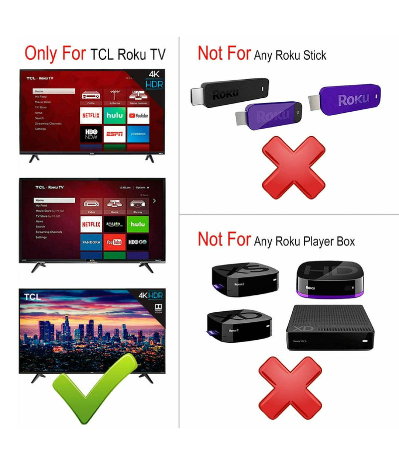 Brand New Replacement TCL ROKU TV5 Remote Control RC280 With Netflix/KLIC/Spotify/YouTube Shortcut Keys - Xtrasaver