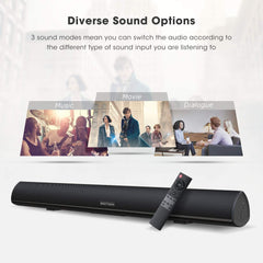 Bestisan S9920 40 Inch 100Watt Sound bar for TV Wired & Wireless Bluetooth 5.0 Sound Bar | Open Box - Xtrasaver