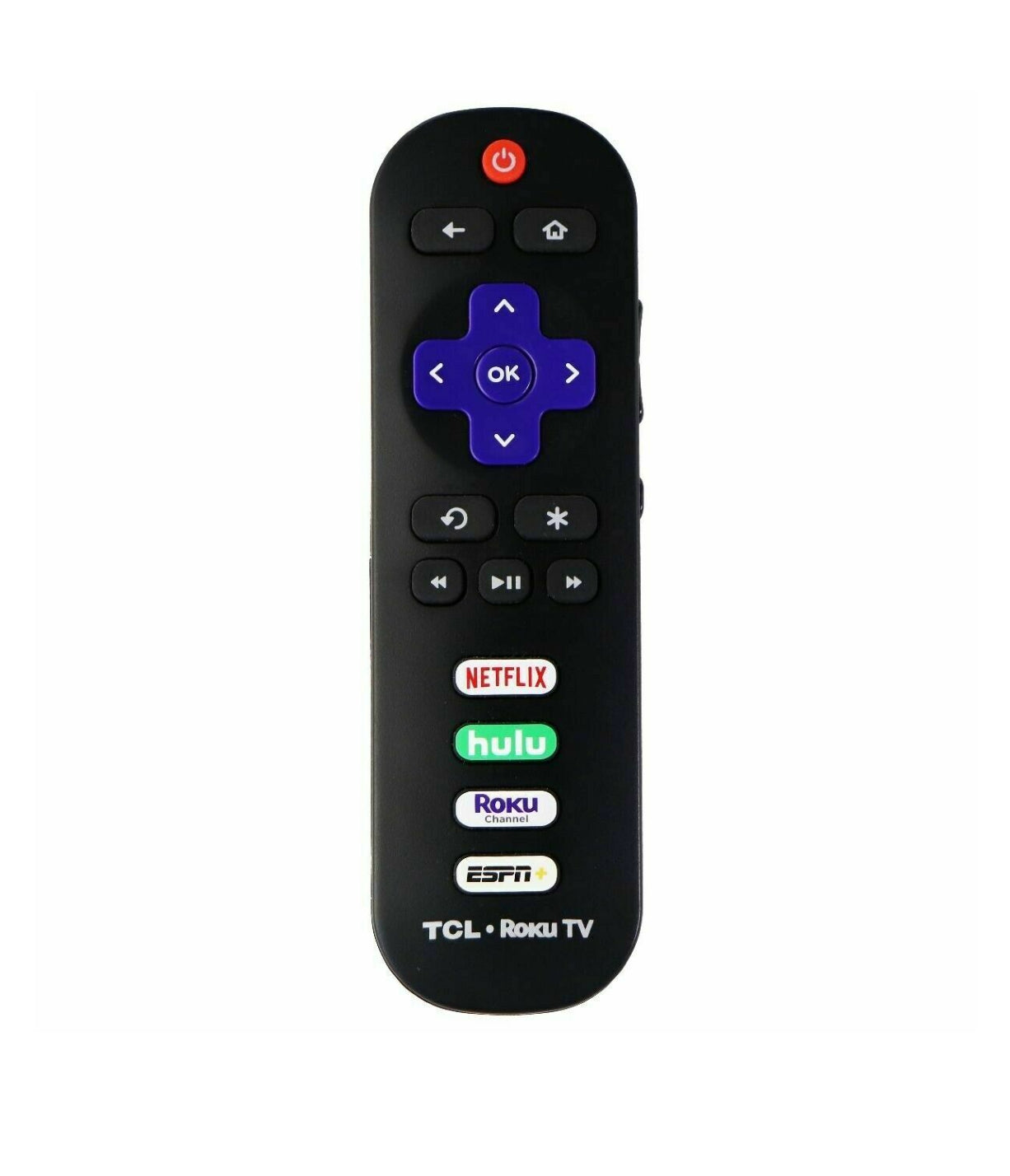 Brand New Original TCL Roku TV Remote Control with ESPN+Keys